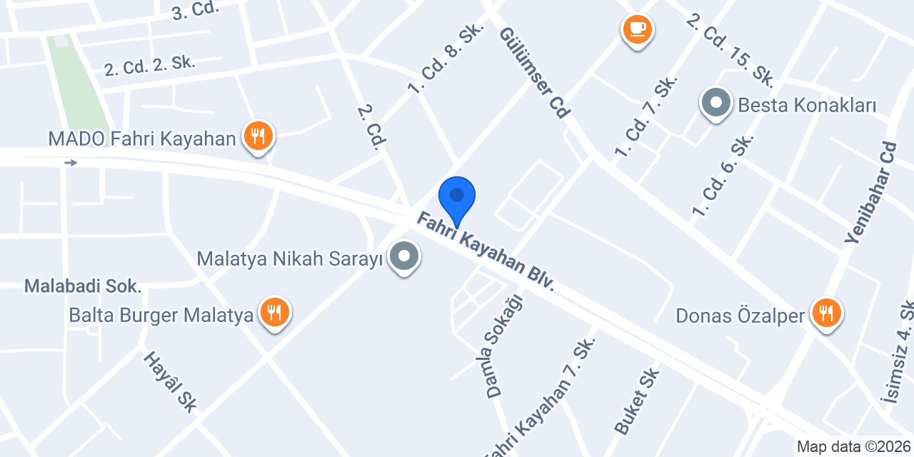Özel Aslan Sürücü Kursu konumu