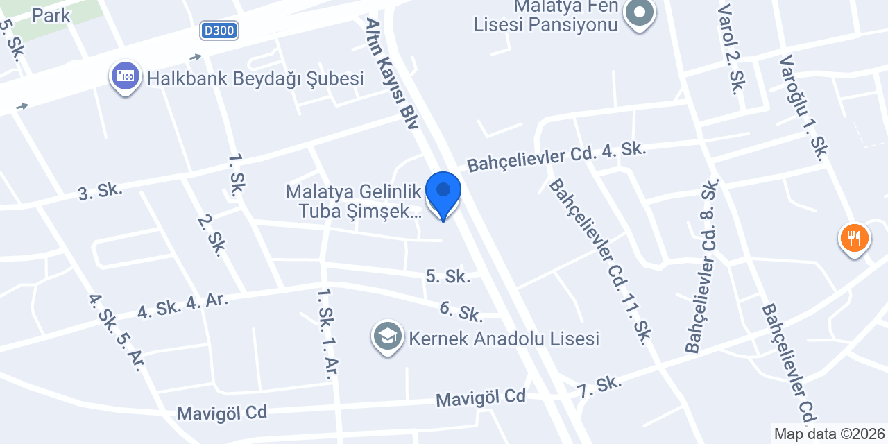MALATYA PET KUAFÖR konumu