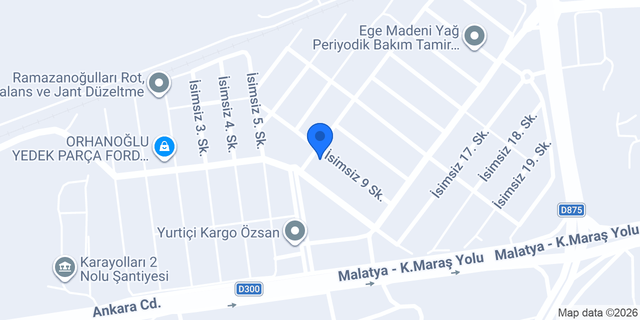 VOSSA OTOMOTİV konumu