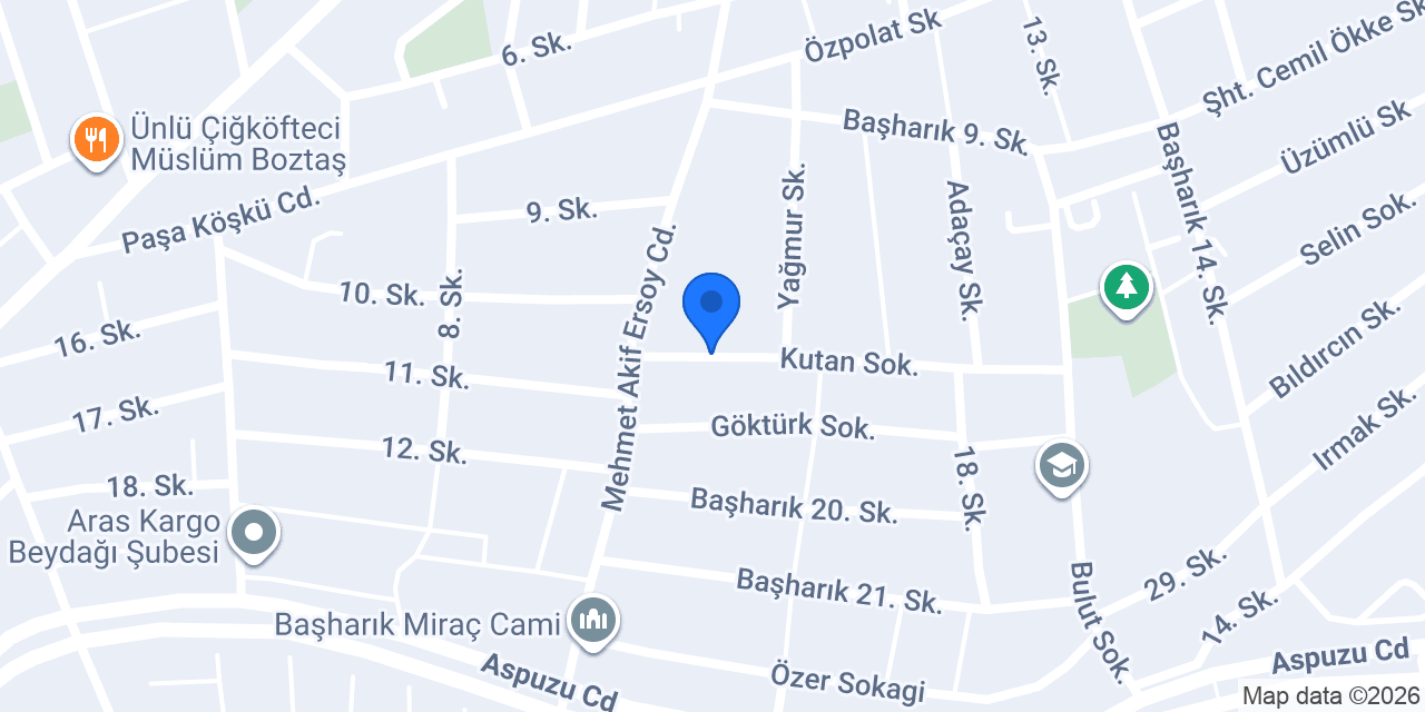 Deva Veteriner Kliniği konumu