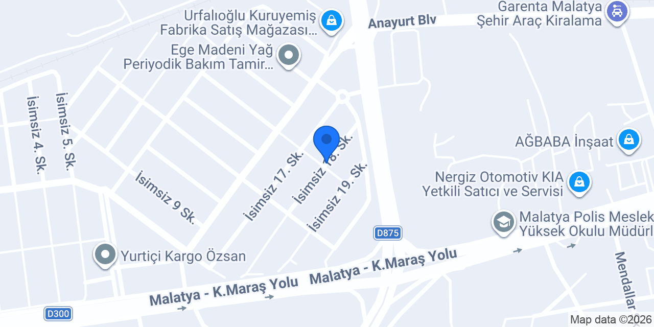 ERDİNÇ TİCARET GIDA PAZ.LTD.ŞTİ konumu