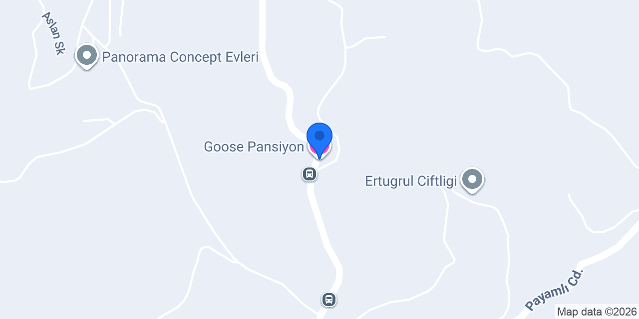 Goose Pansiyon konumu