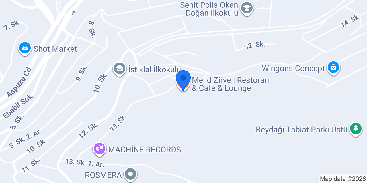 Melid Zirve | Restoran & Cafe & Lounge konumu