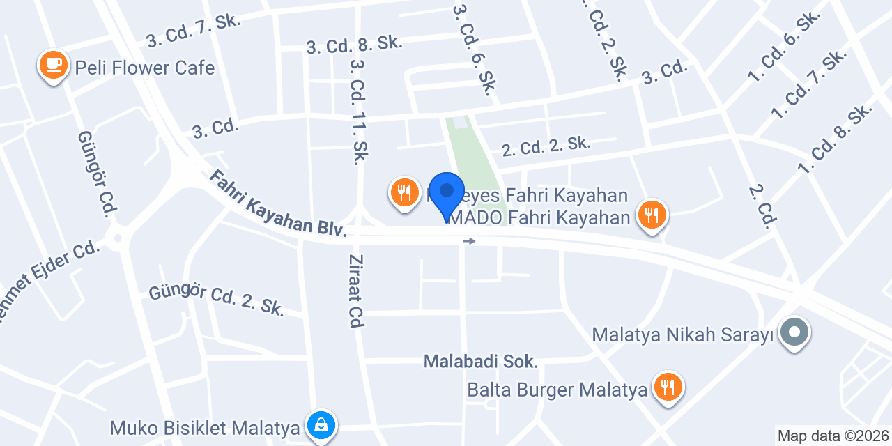 MALATYA BAYAN KUAFÖRÜ GÖKHAN FURKAN konumu