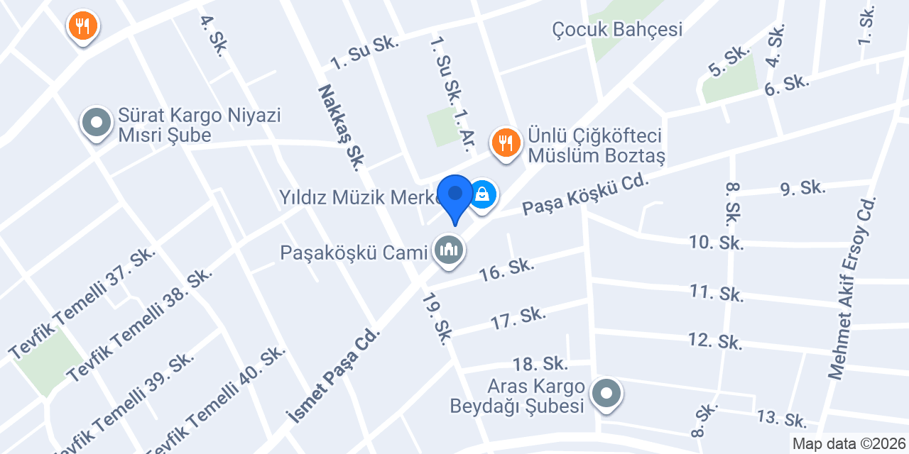 Marshall - Beşkardeşler İnşaat Malzemeleri konumu