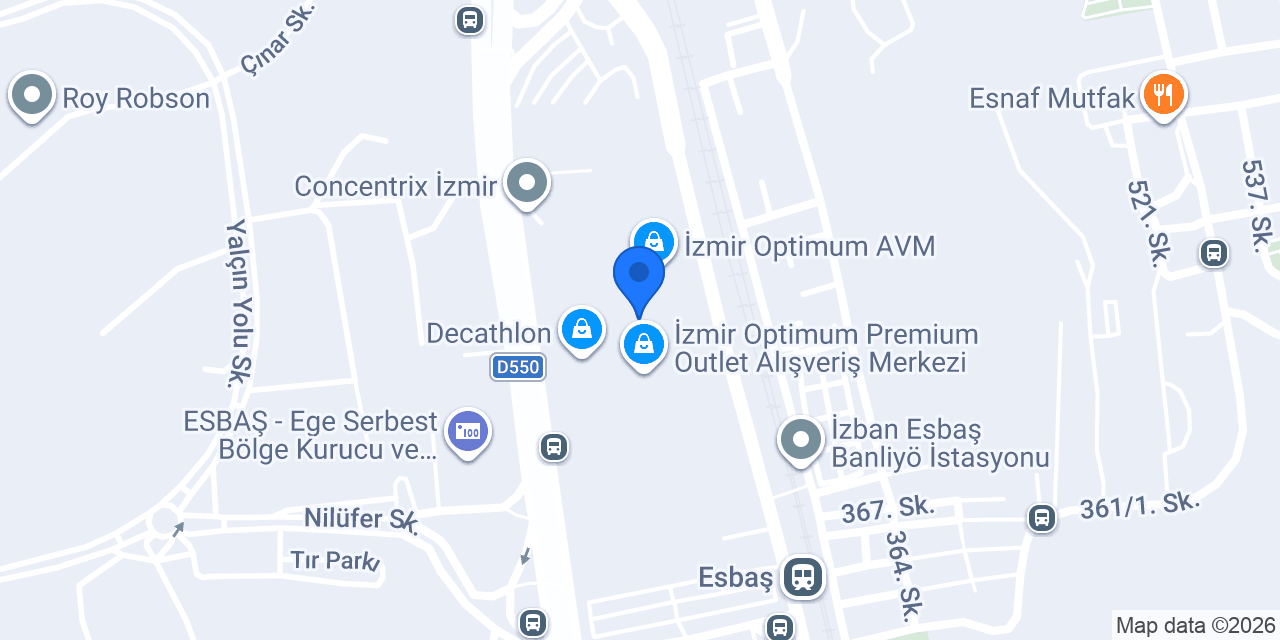 Elit Optik konumu
