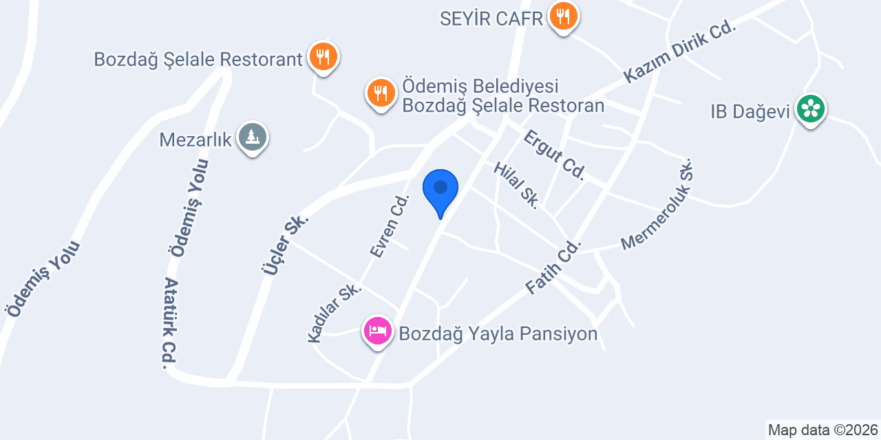 BOZDAĞ +Plus konumu