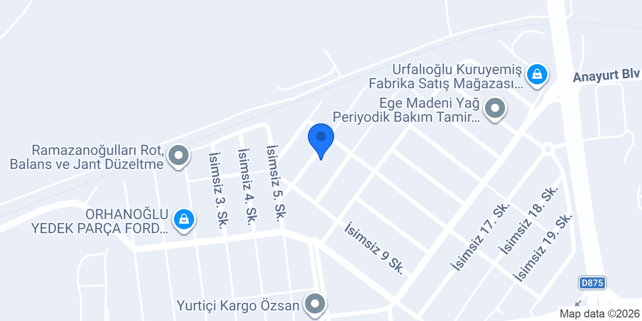 TUĞRA OTOMOTİV konumu
