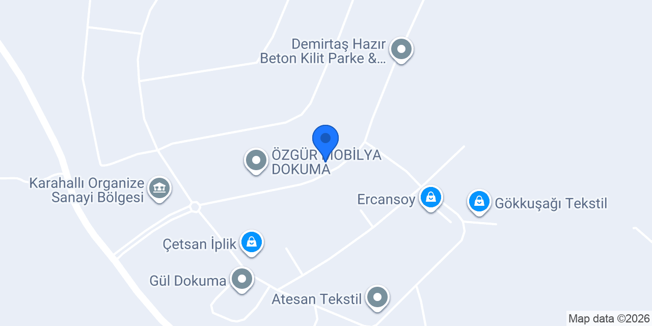 ÇAKIR DOKUMA TESİSİ konumu