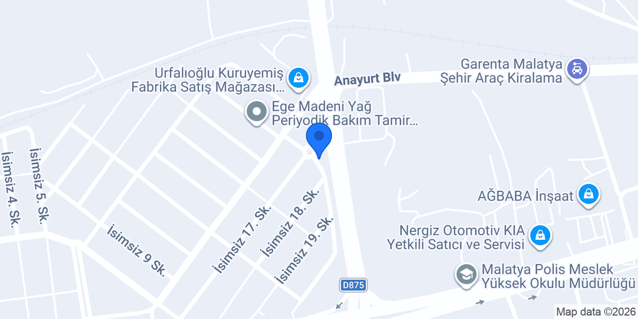KARBOSAN YANGIN SÖNDÜRME konumu