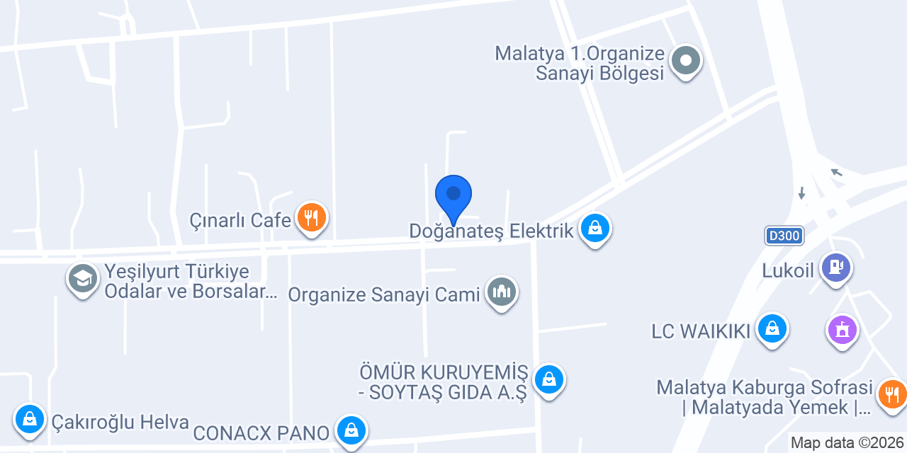 Urfalıoğlu Kuruyemiş Fabrikası konumu