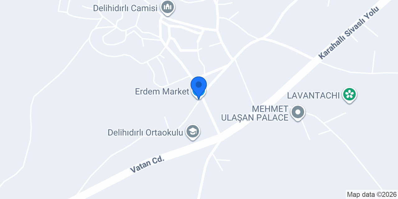 Erdem Market konumu