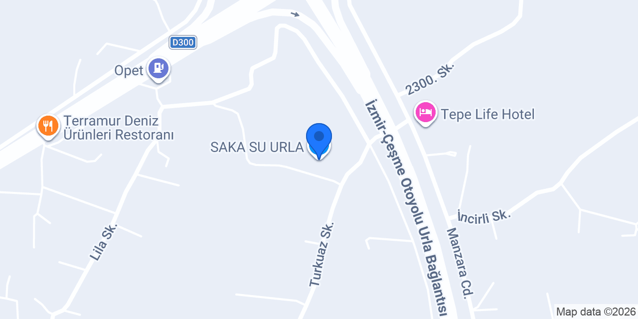 SAKA SU URLA konumu