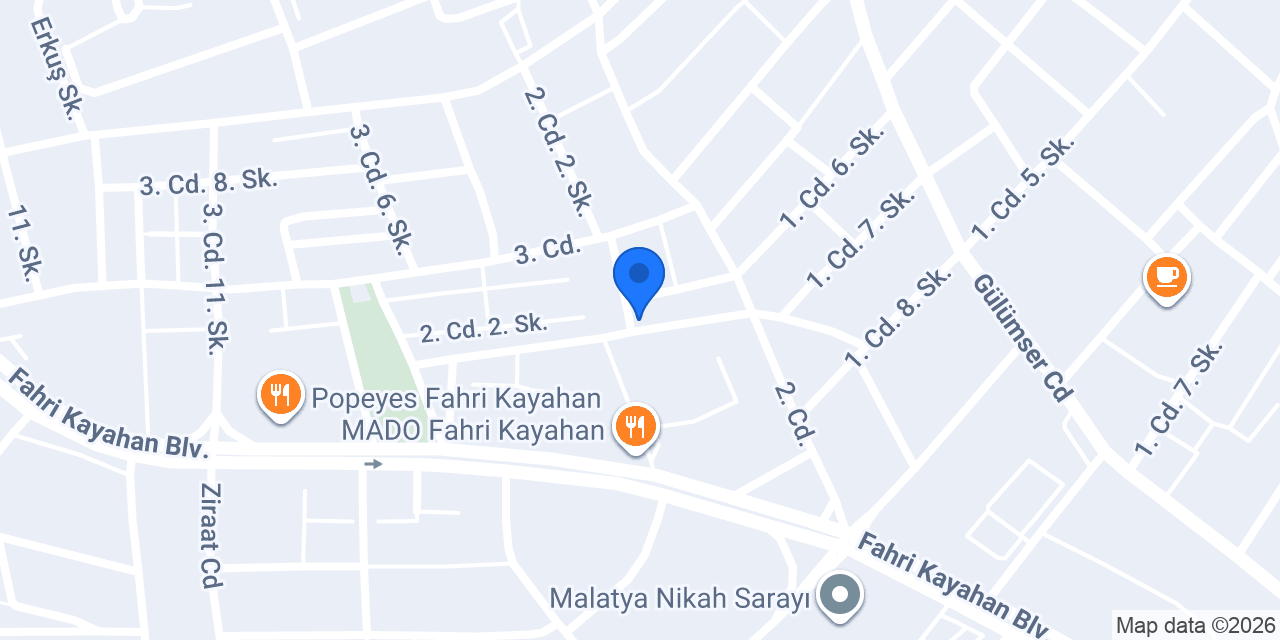 Mavi Yaşam Eğitim Kurumları konumu