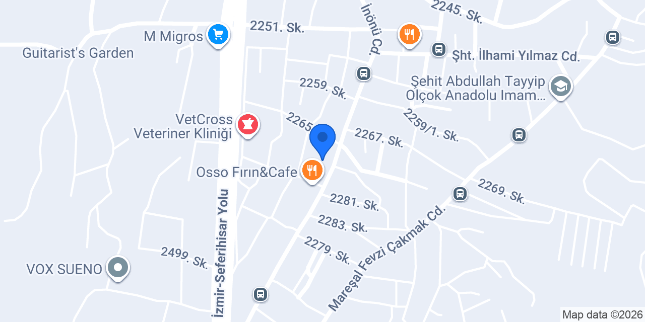 Vesta Emlak konumu