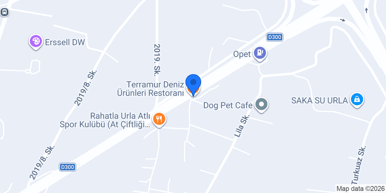 Terramur Deniz Ürünleri Restoranı konumu