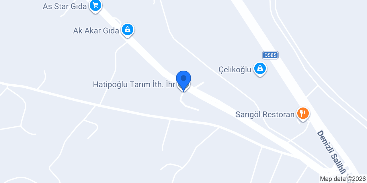 Hatipoğlu Tarım İth. İhr. konumu