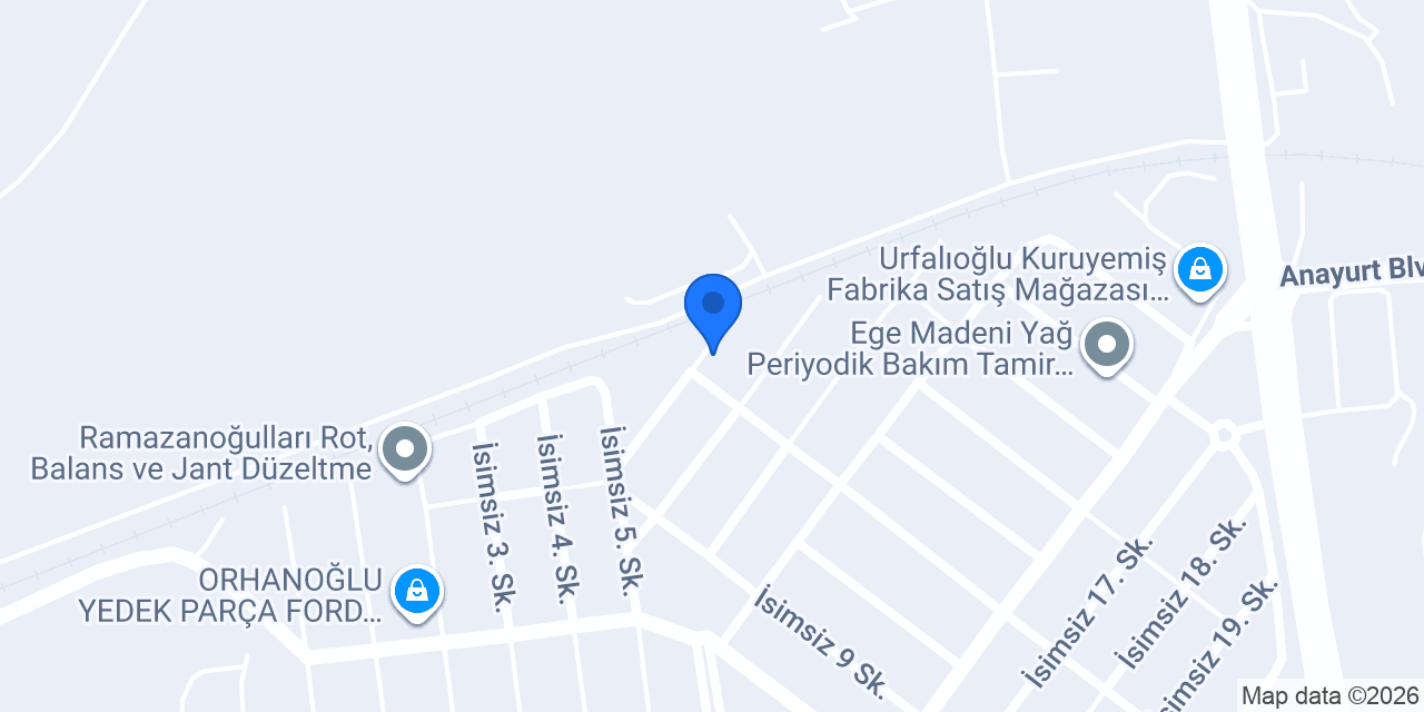 Üstün Çelik Raf Sistemleri konumu