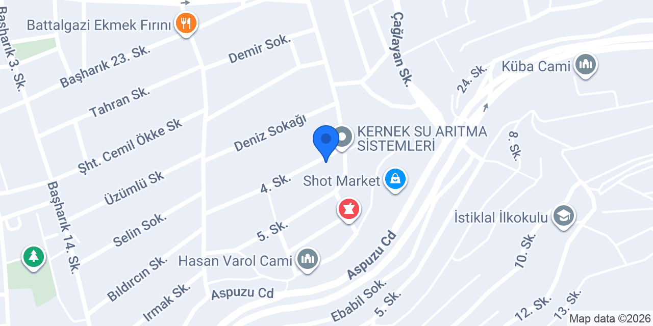Fırat duşakabin ve sineklik konumu