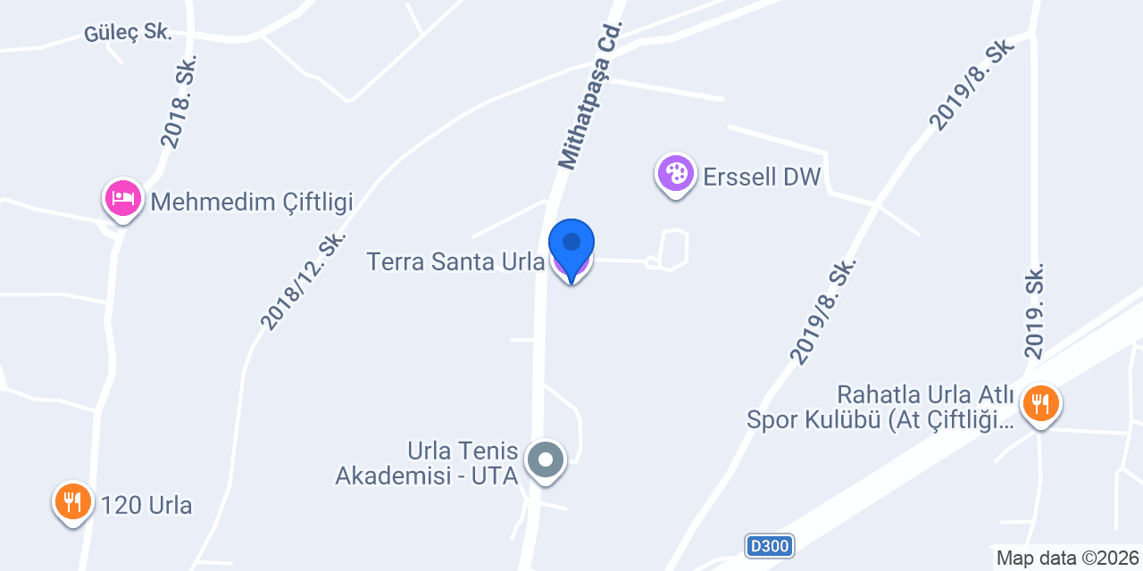 Terra Santa Urla konumu