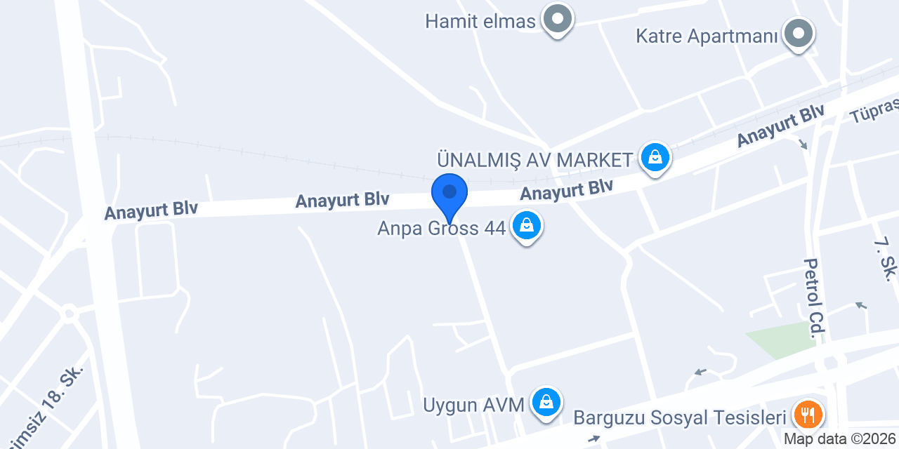 Garenta Malatya Şehir Araç Kiralama konumu