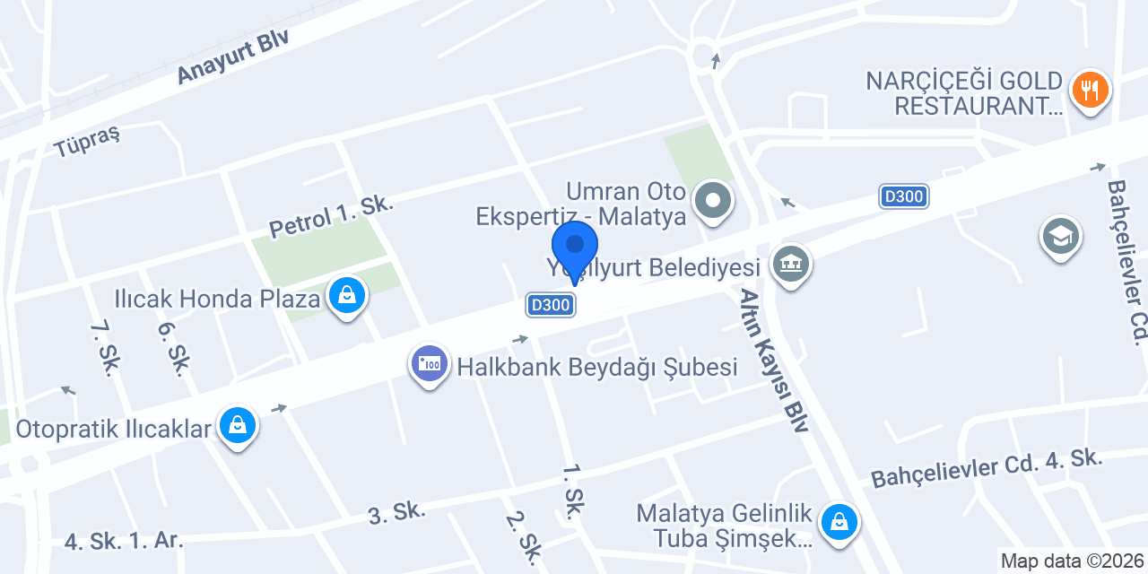 Adıyaman Ünal Turizm konumu