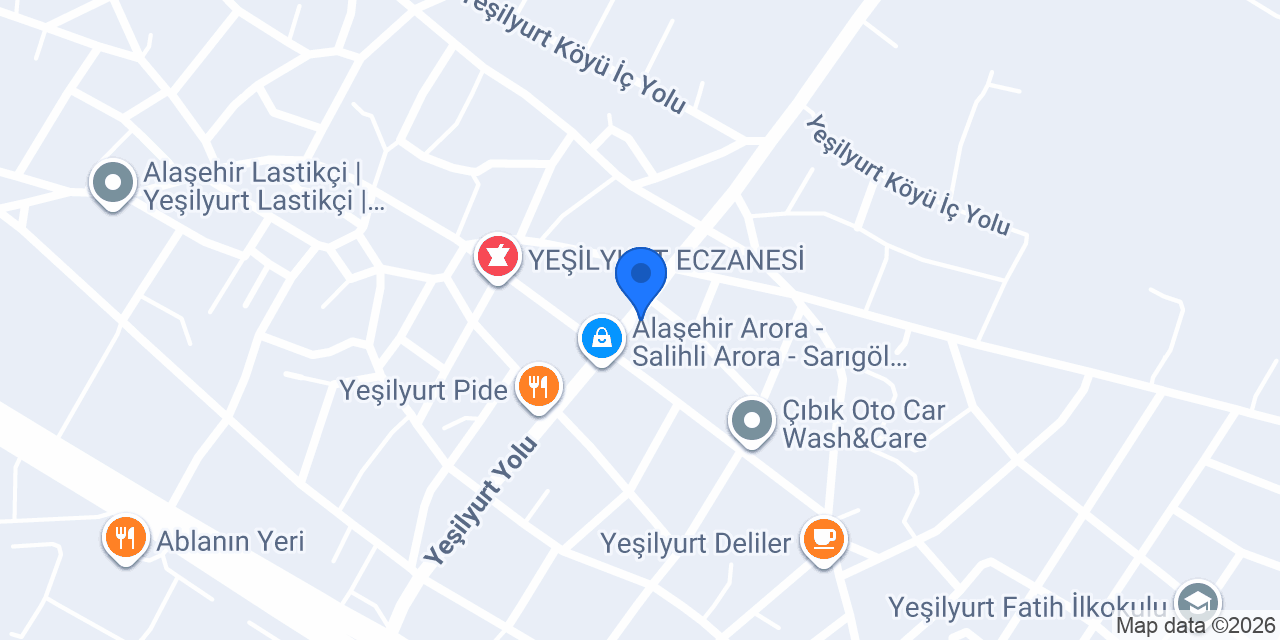 Gözde Pide Salonu Alasehir konumu
