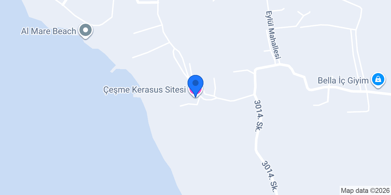 Çeşme Kerasus Sitesi konumu