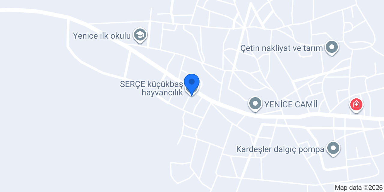 SERÇE küçükbaş hayvancılık. konumu