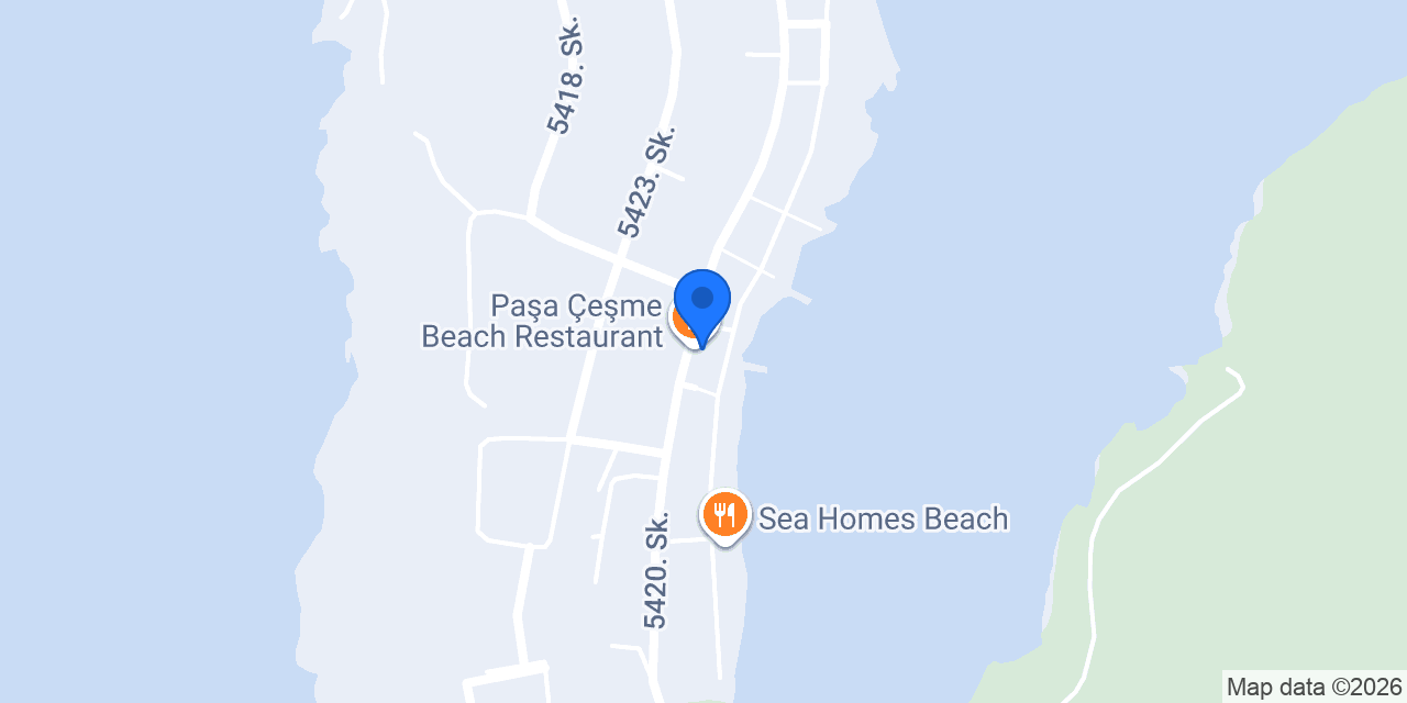 Paşa Çeşme Beach Restaurant konumu
