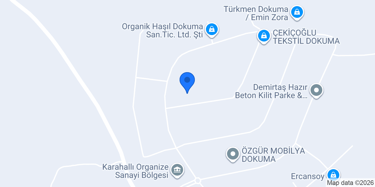 Zenteks Dokuma San.ve Tic. Ltd.Şti. konumu
