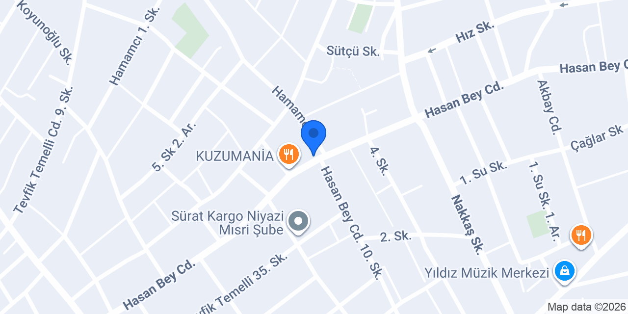 Pasterya Unlu Mamülleri 2 konumu