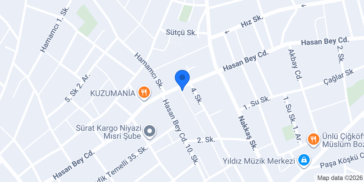 Kuaför Gamze Zariç konumu