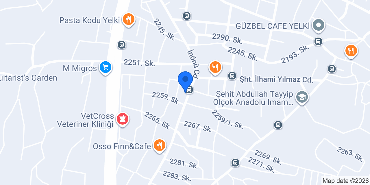 EMR'ET Et Galerisi konumu