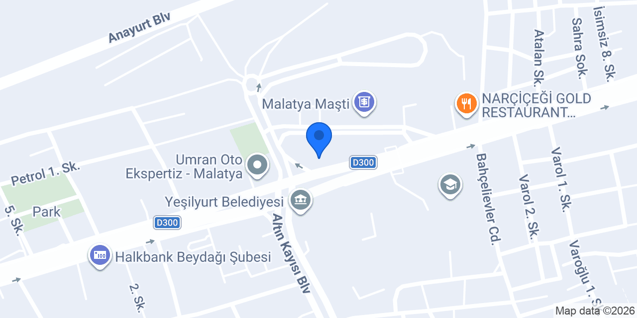 TOKAT YILDIZI MALATYA konumu