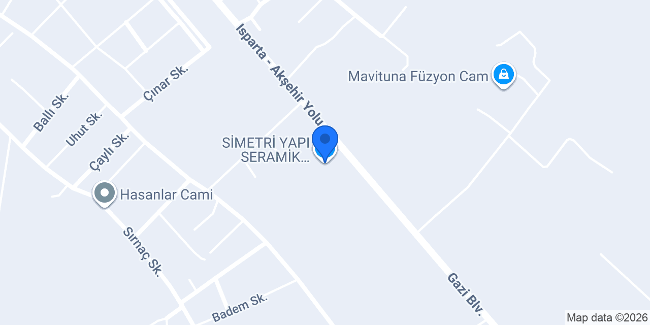 SİMETRİ YAPI SERAMİK MALZEMELERİ TİC LTD ŞTİ konumu