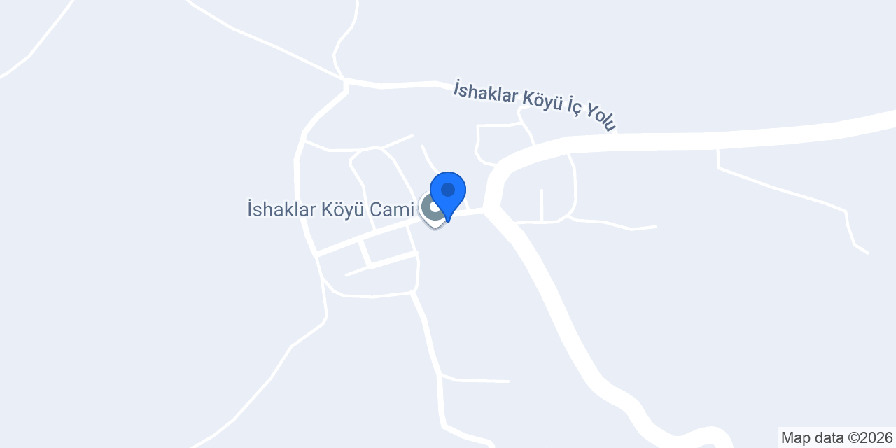 İshaklar Köyü Muhtarlığı konumu