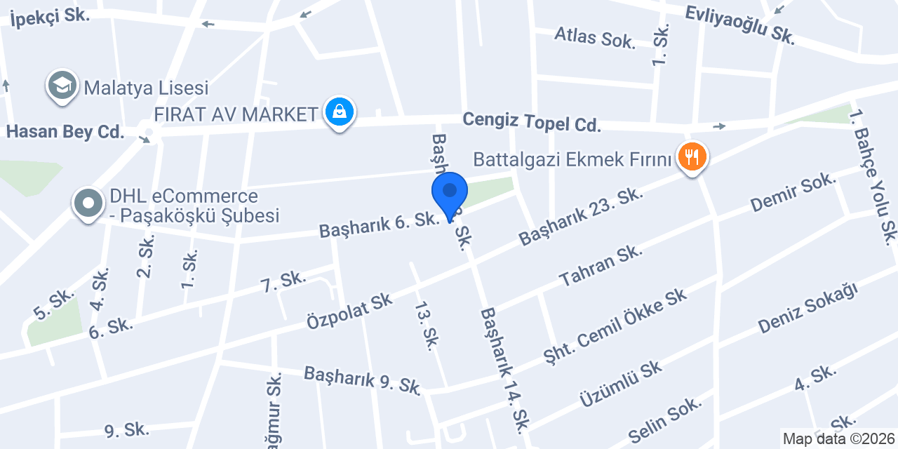 Nazar Sihhi Tesisat konumu