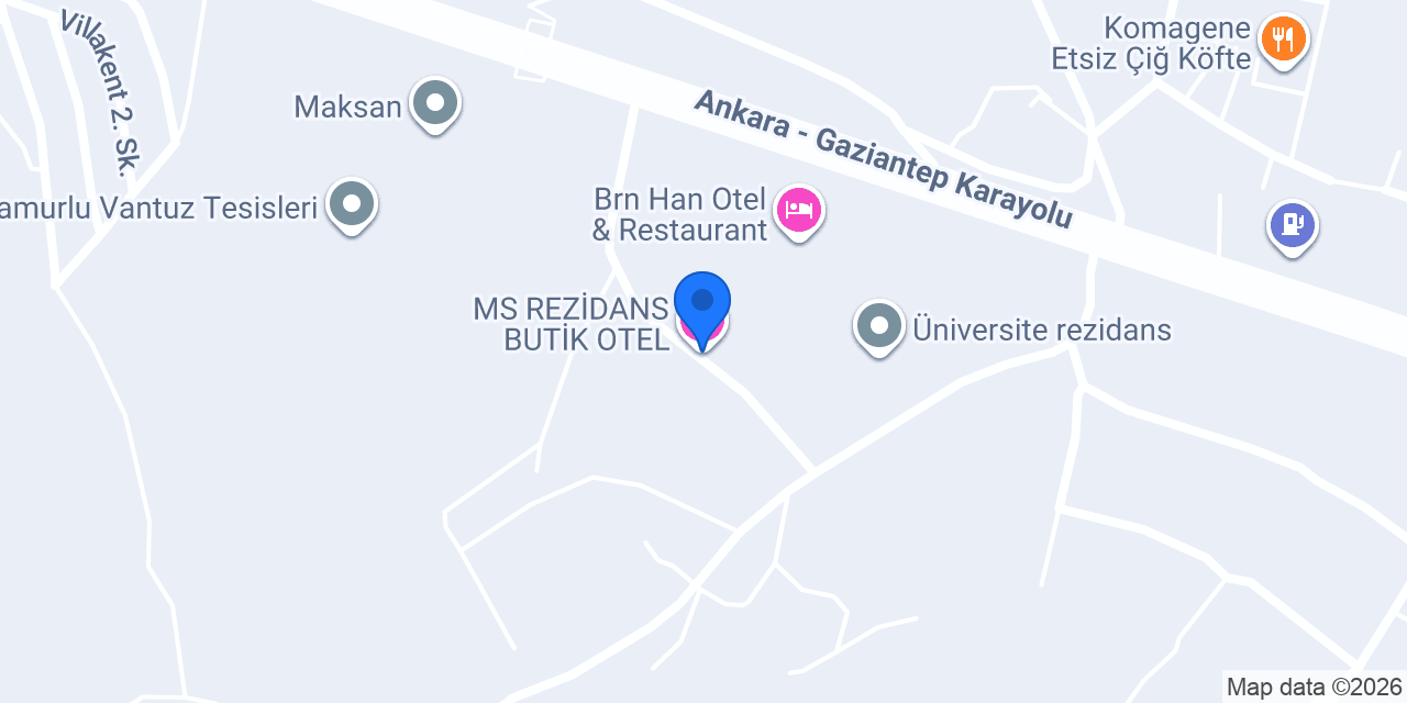 MS REZİDANS BUTİK OTEL konumu