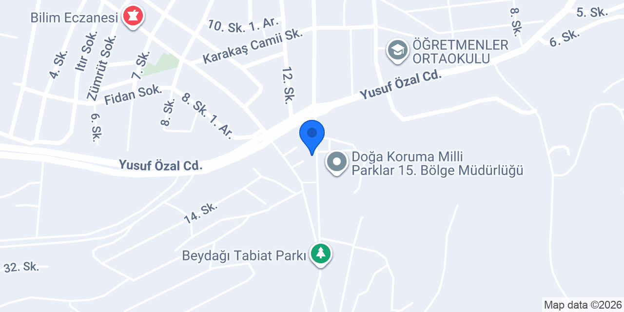 Aytekin sıhhi tesisat konumu