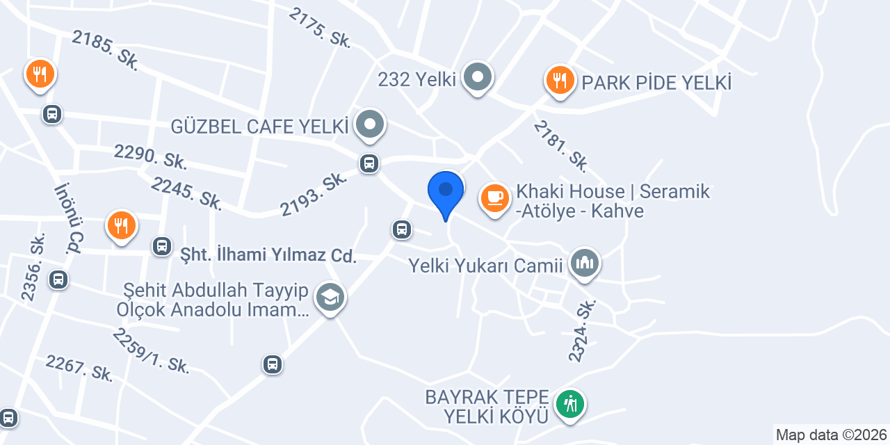 Yelki Eczanesi konumu
