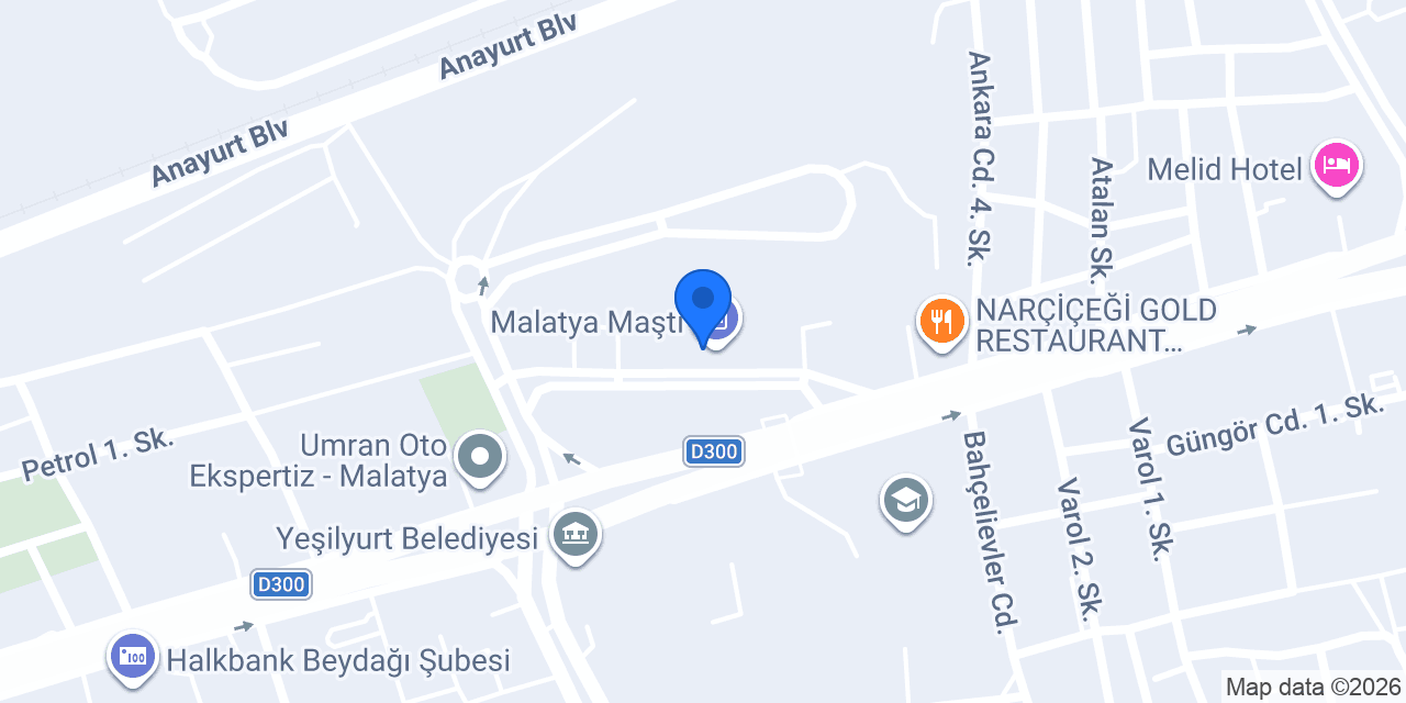 Malatya Beydağı Turizm konumu