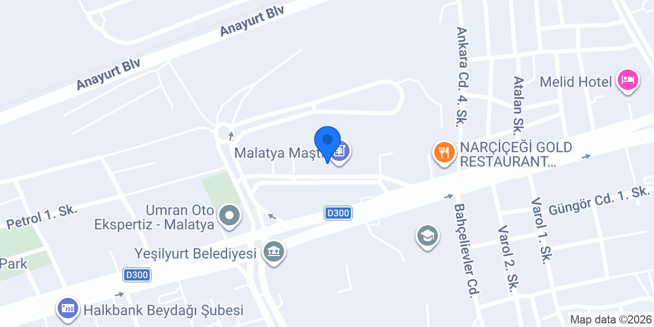 Öz Elbistan Malatya Şb. konumu