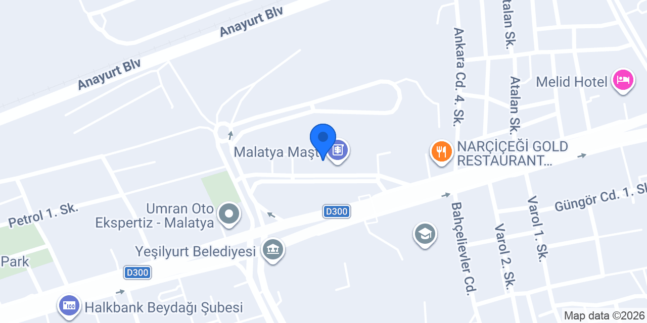 Elazığ Murat Turizm - Maşti konumu
