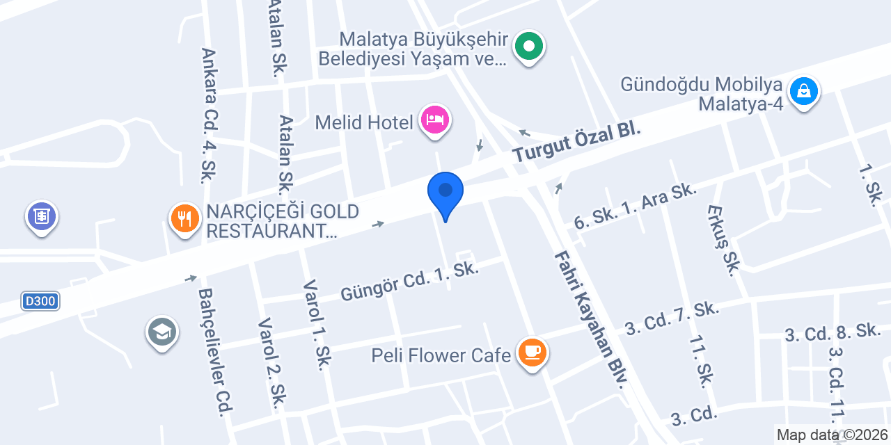 Gökmen oto lastik konumu