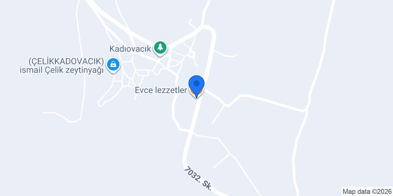 Evce lezzetler konumu