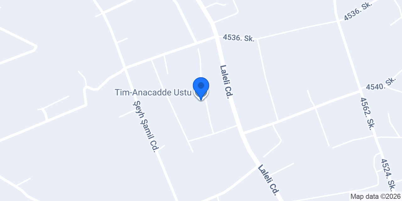 Tim-Anacadde Ustu konumu