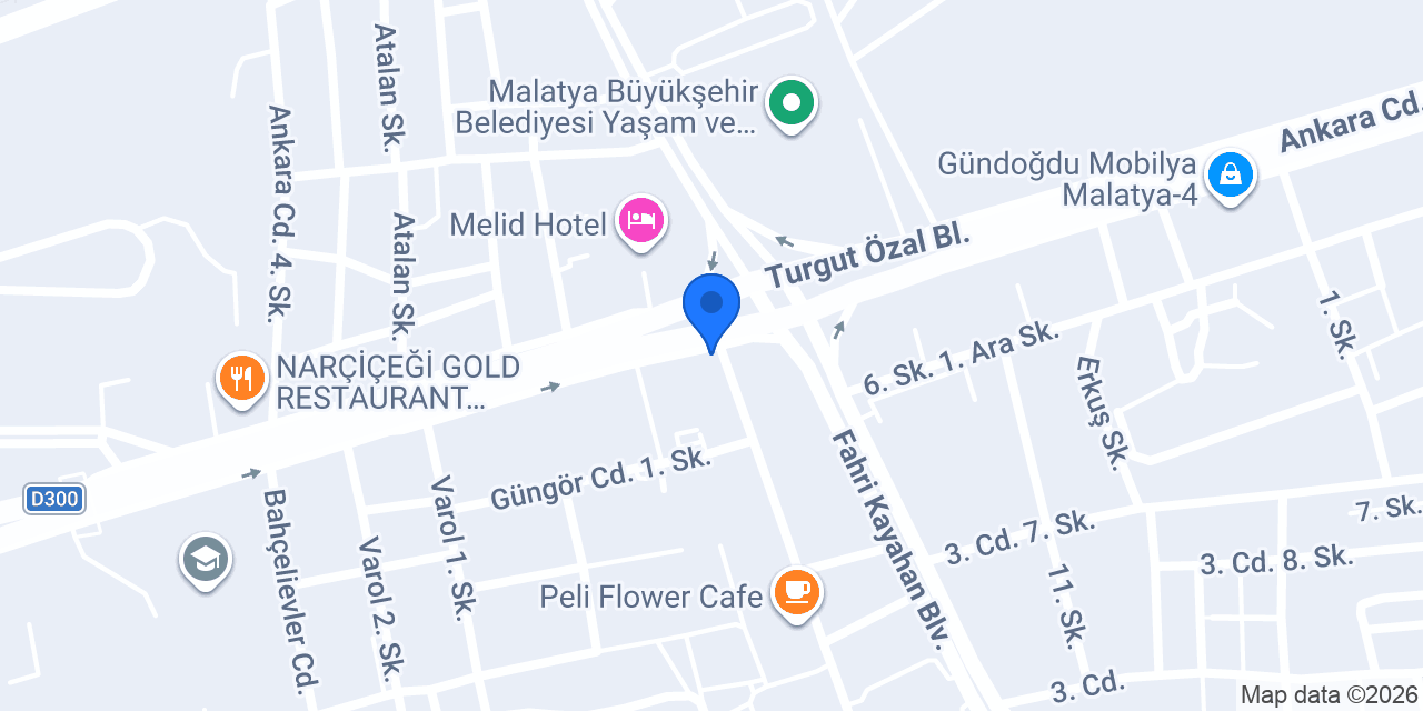 Halkbank Malatya Şubesi konumu