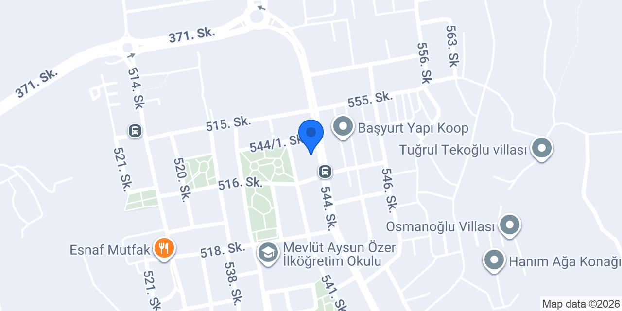 Mesken Çelik Yapı konumu