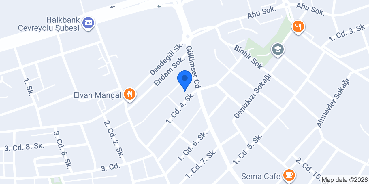 Damla Profesyonel Site ve Apt. Yönetimi konumu